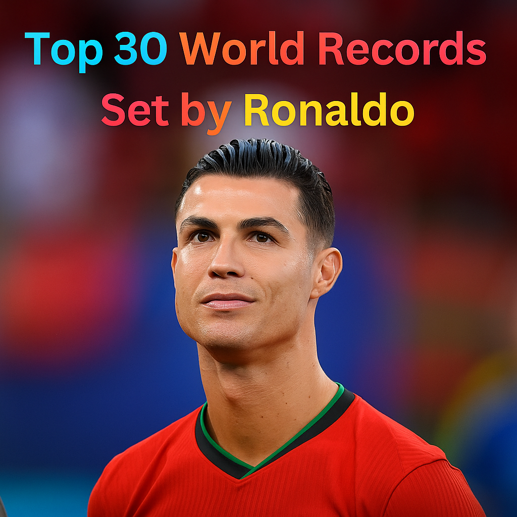 Top 30 World Records Set by Ronaldo